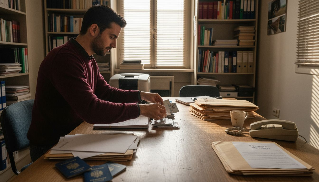 Contrôle et validation des pièces par un collaborateur notarial