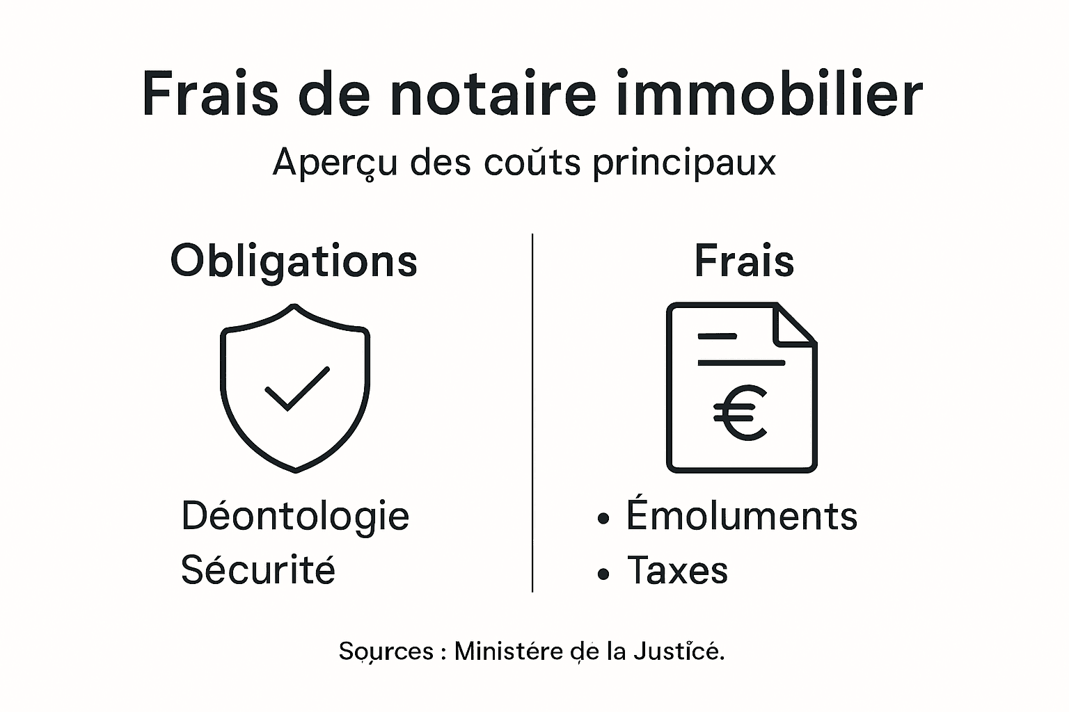 Comprendre les honoraires et les responsabilités du notaire