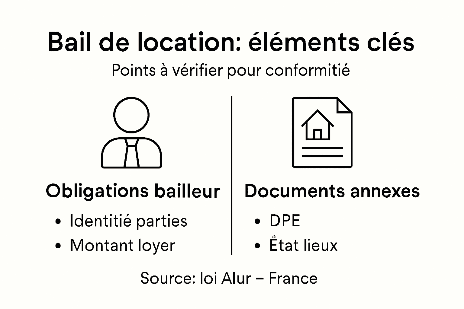 Les points essentiels à connaître dans un contrat de location – en un coup d’œil