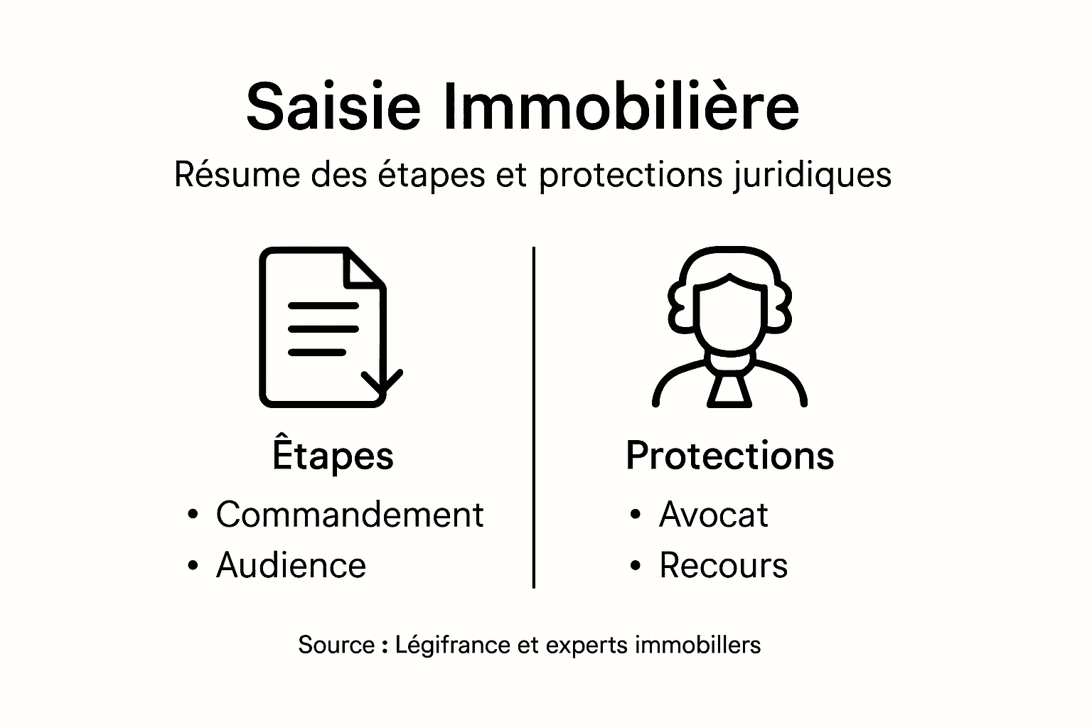 Découvrez en un clin d’œil les étapes clés de la procédure de saisie immobilière ainsi que les dispositifs de protection pour les propriétaires concernés.