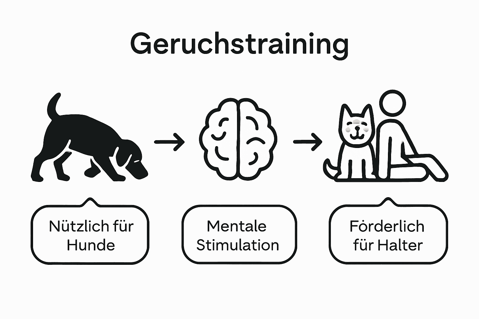 Infografik: Warum Schnüffelspielzeug so gut für Hunde ist
