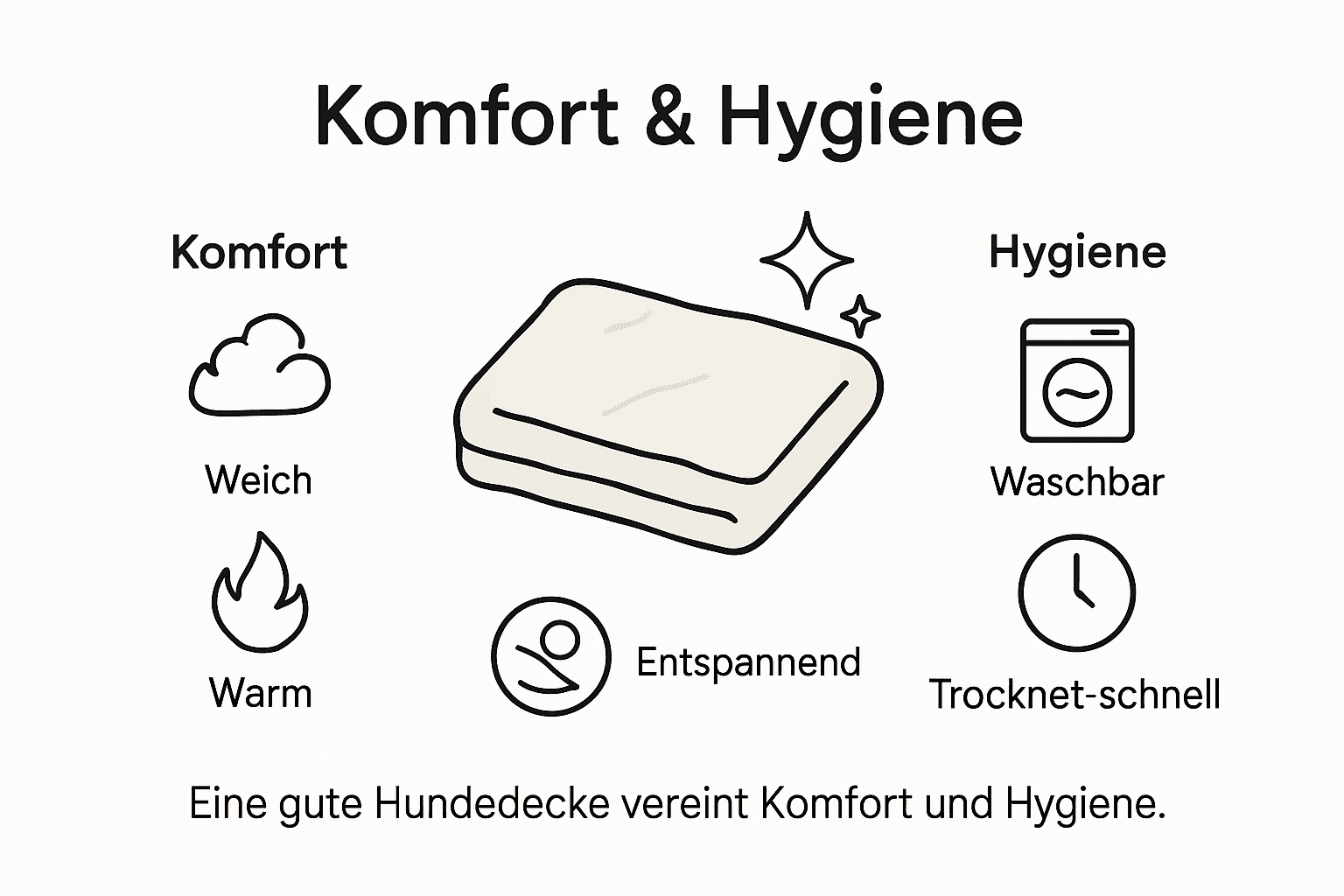 Infografik: Hundedecke – für mehr Gemütlichkeit und Sauberkeit