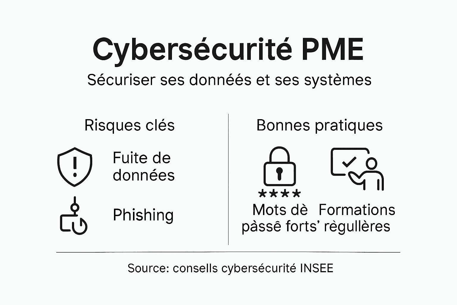 Cybersécurité en PME : quels sont les risques et les bonnes pratiques à adopter ? (Infographie)