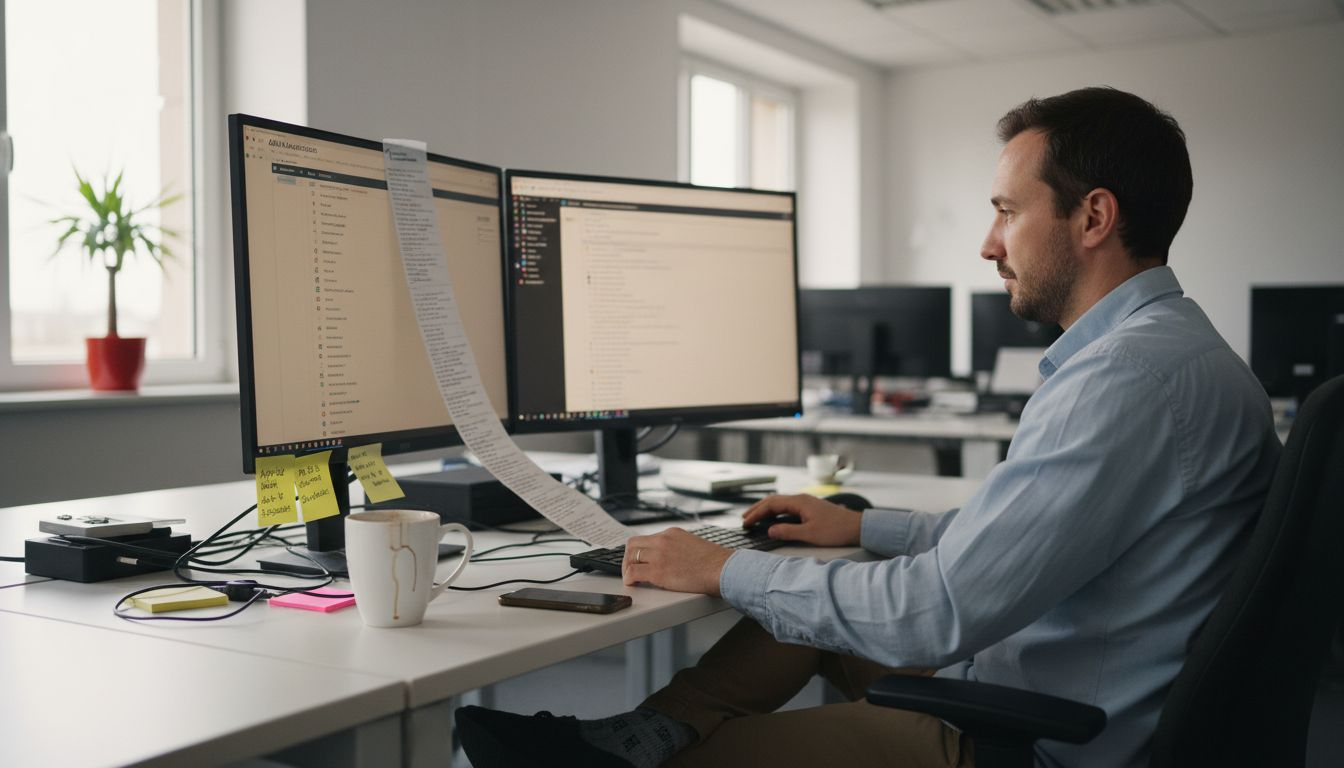 Un professionnel de l’informatique en train de sélectionner les meilleurs outils pour automatiser ses processus de travail