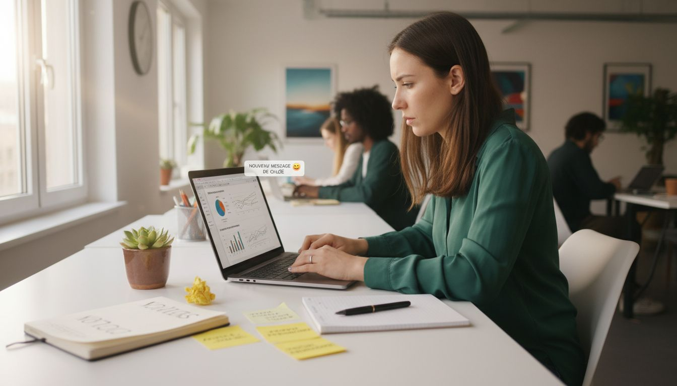 Un responsable marketing analyse les parcours clients automatisés pour optimiser leur expérience.