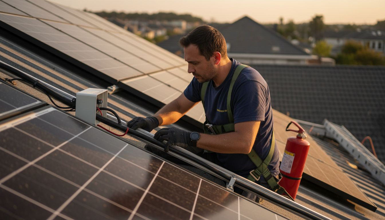 Contrôle de sécurité des installations solaires en toiture