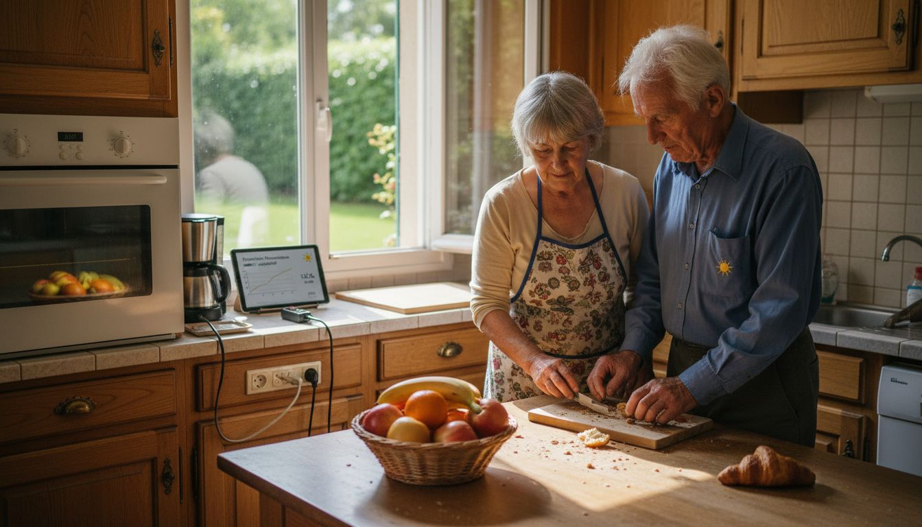 Au quotidien, ce couple mise sur l’énergie solaire pour alimenter leur maison.