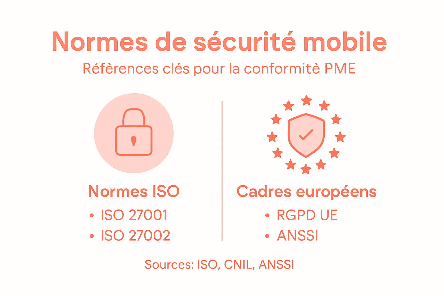 Découvrez notre infographie dédiée aux standards de sécurité pour les applications mobiles.