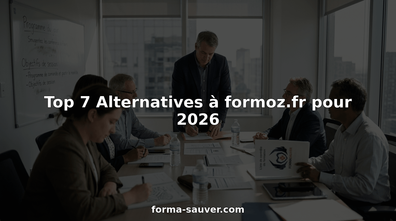 Responsable RH animant un atelier sur les alternatives en matière de formation professionnelle