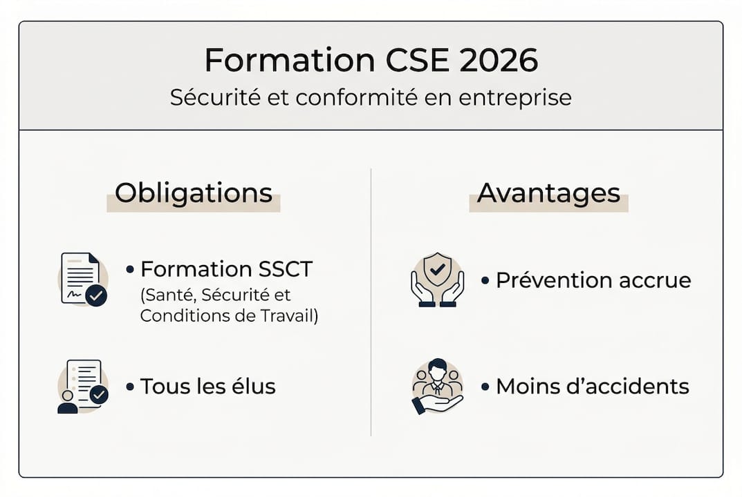 L’essentiel de la formation CSE : focus sur les points clés et la prévention des risques