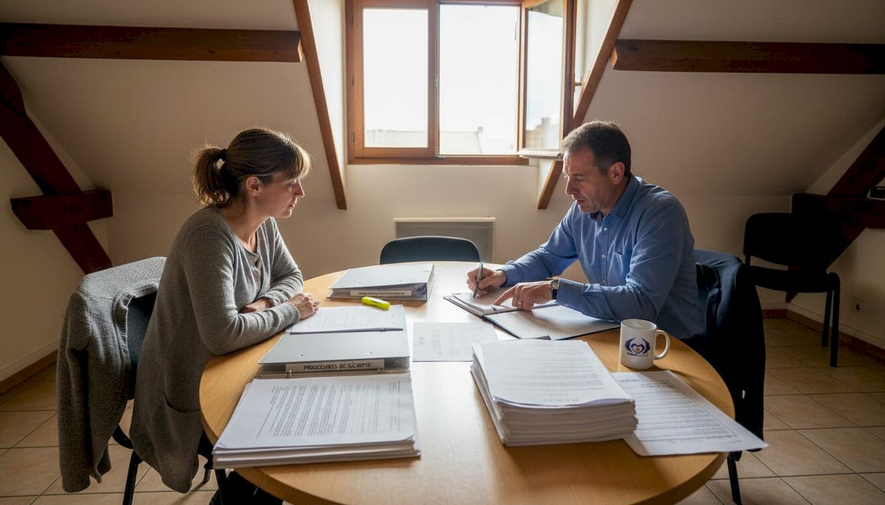 Des dirigeants de PME passent en revue leur plan de prévention des accidents.
