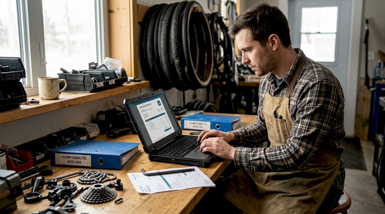 Mécanicien cycles spécialisé dans la réalisation de devis en atelier