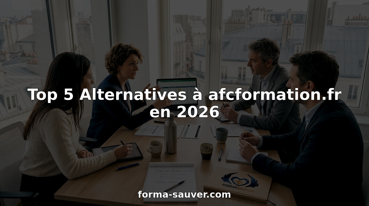 Une équipe échange au bureau sur différentes solutions de formation.