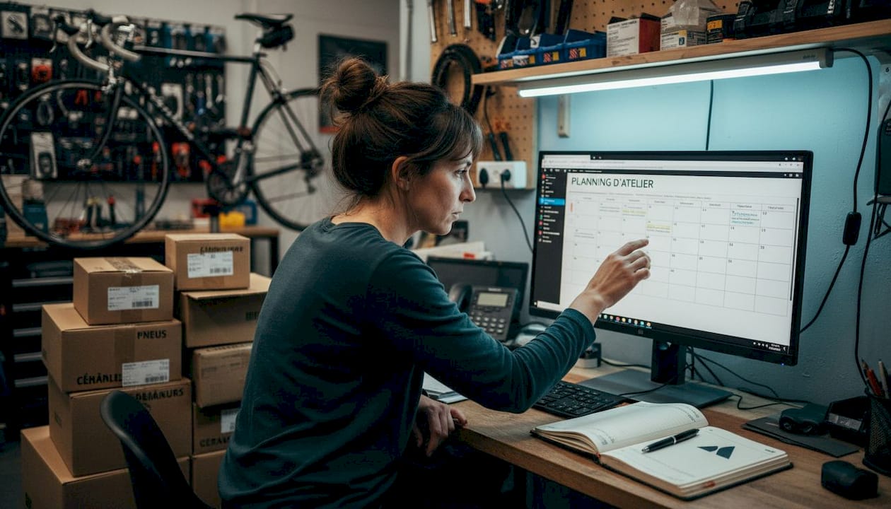 Responsable d’atelier assurant la planification des activités sur logiciel