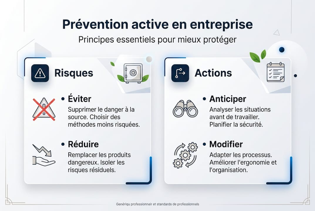 Infographie : les clés pour instaurer une prévention active en entreprise