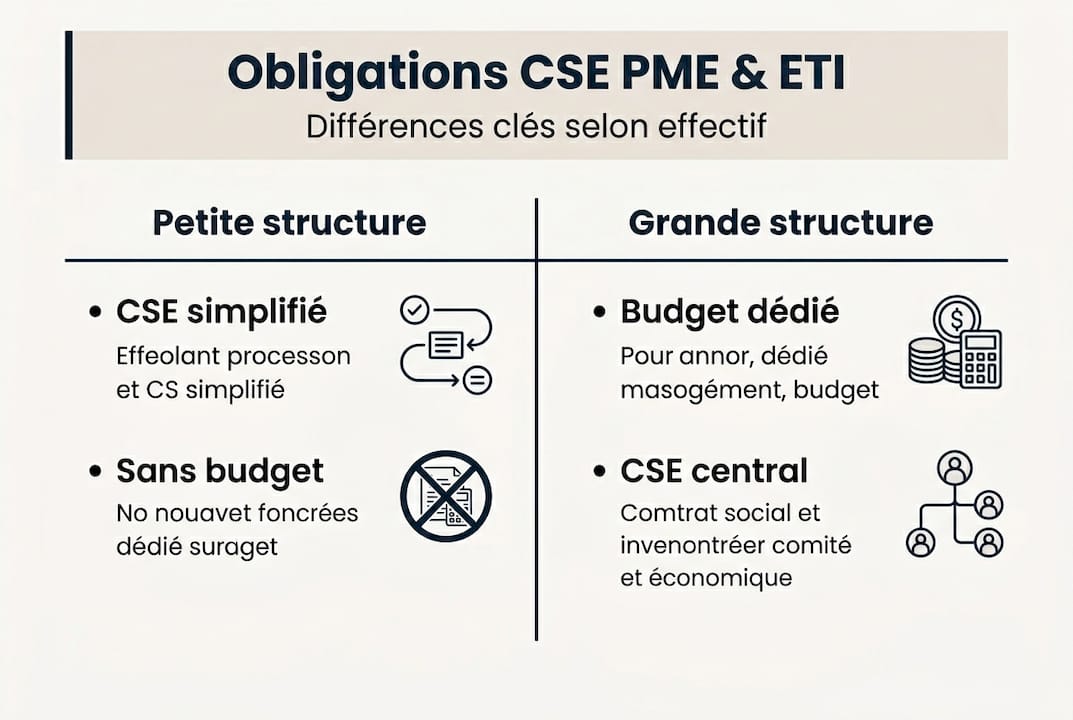 Tout savoir sur les obligations du CSE dans les PME et les ETI : l’infographie à consulter