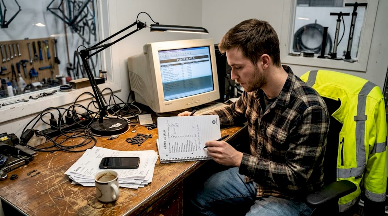 Organisation du planning de l’atelier vélo directement sur ordinateur