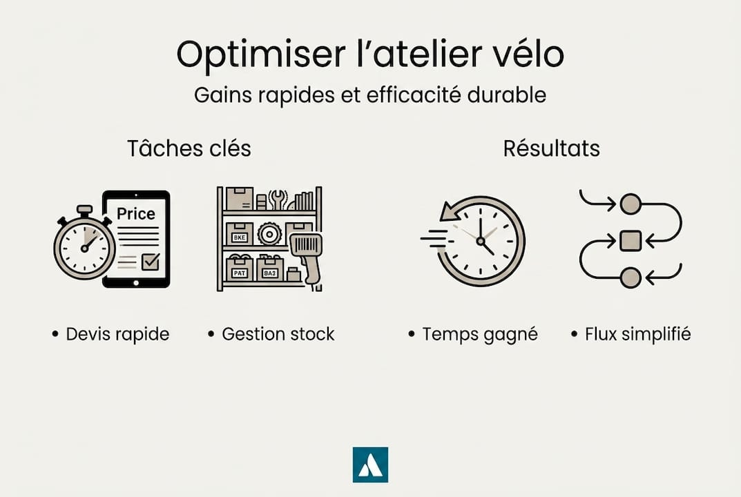 Infographie : comment optimiser son atelier vélo pour maximiser les bénéfices