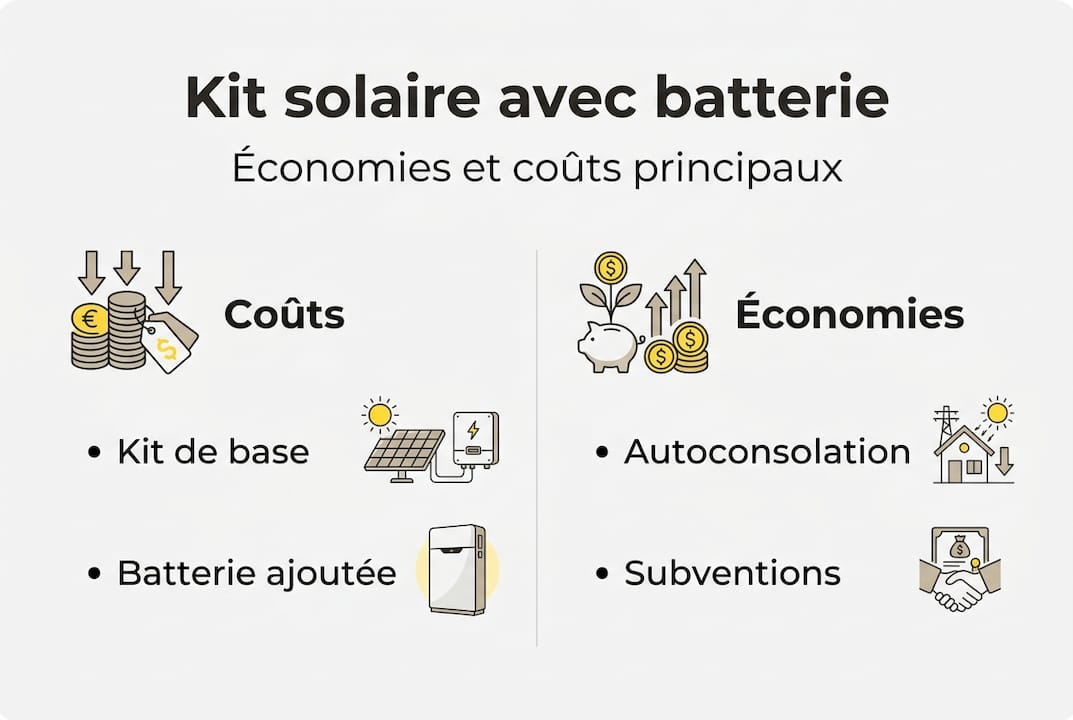 Tout ce qu’il faut savoir sur la rentabilité d’un kit solaire, présenté en une infographie claire et synthétique.