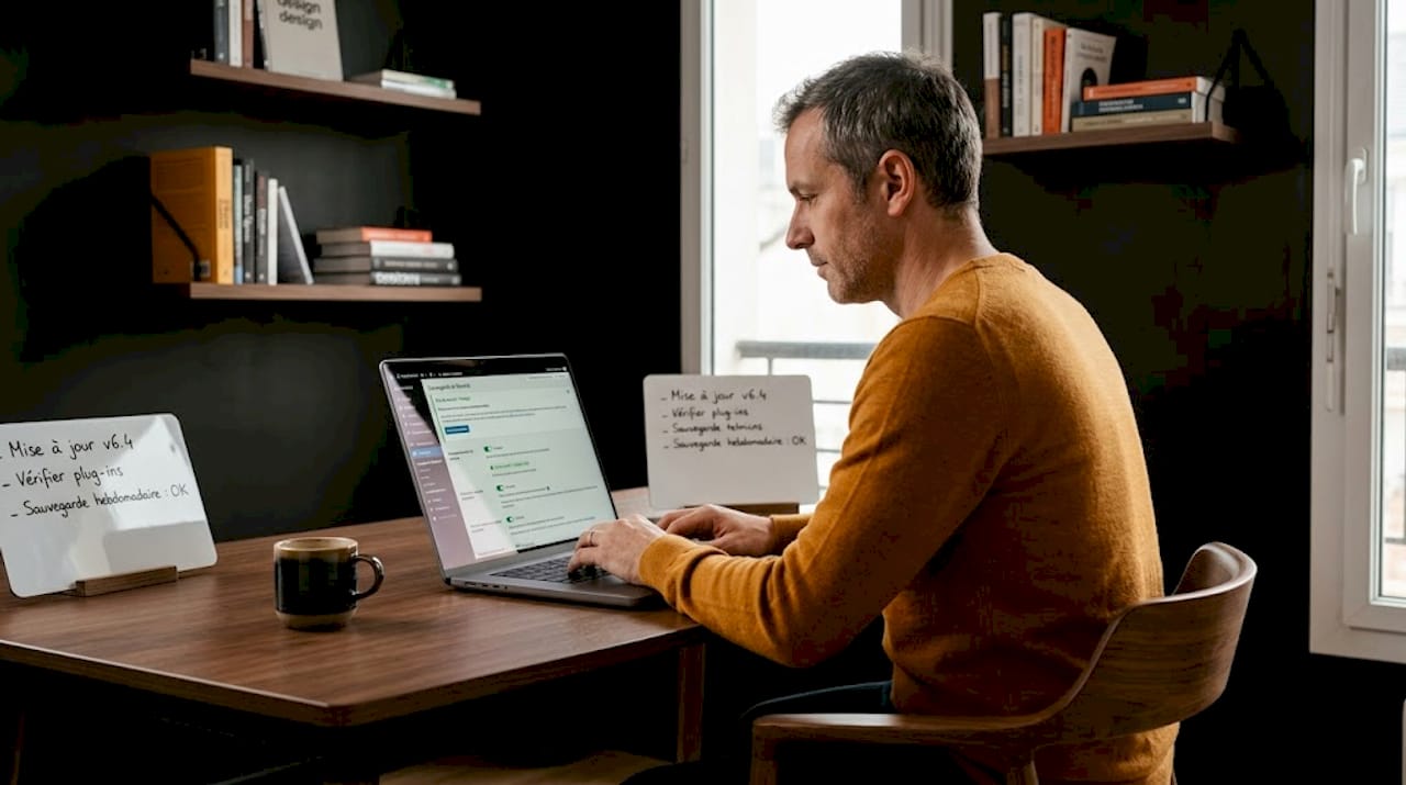 Spécialiste informatique en charge de la sécurité et de la gestion de sites WordPress