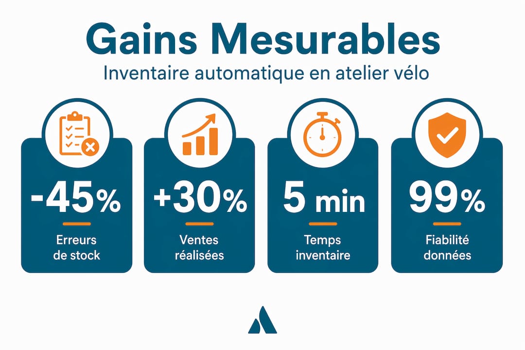 Infographie : les chiffres à retenir sur les bénéfices de l’inventaire automatisé des vélos