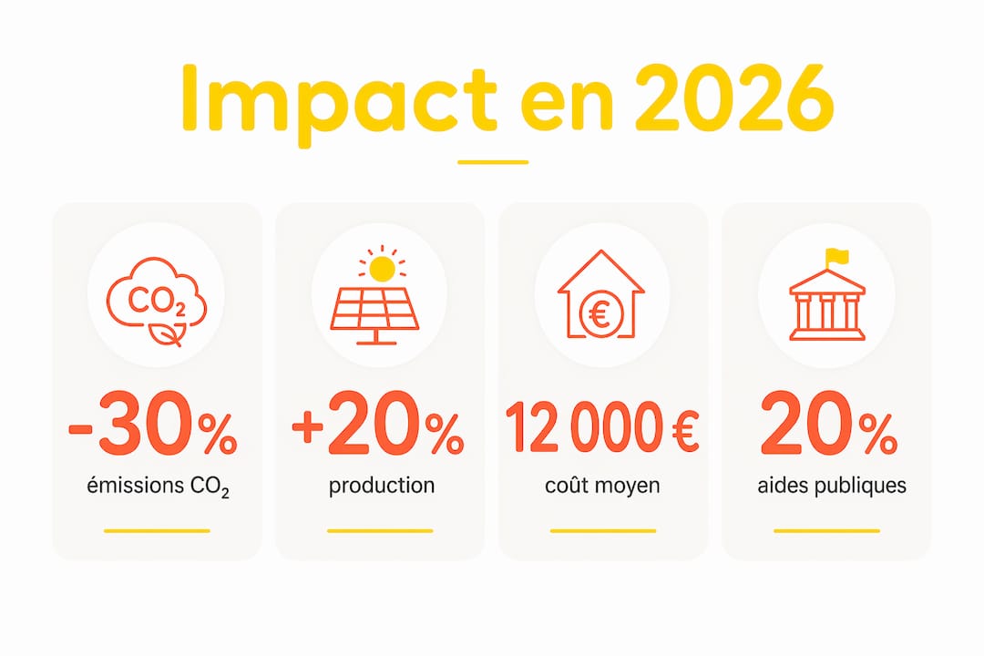 Chiffres clés : l'énergie solaire en 2026 en un coup d'œil