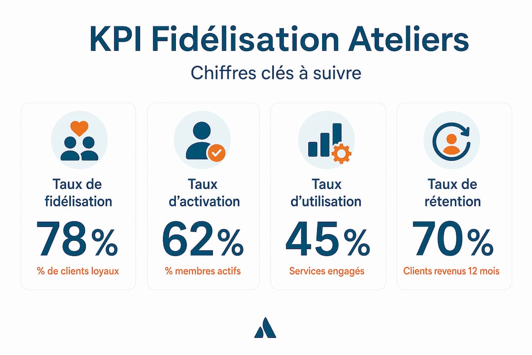 Les indicateurs clés de la fidélisation client dans un atelier de réparation vélo en un coup d’œil