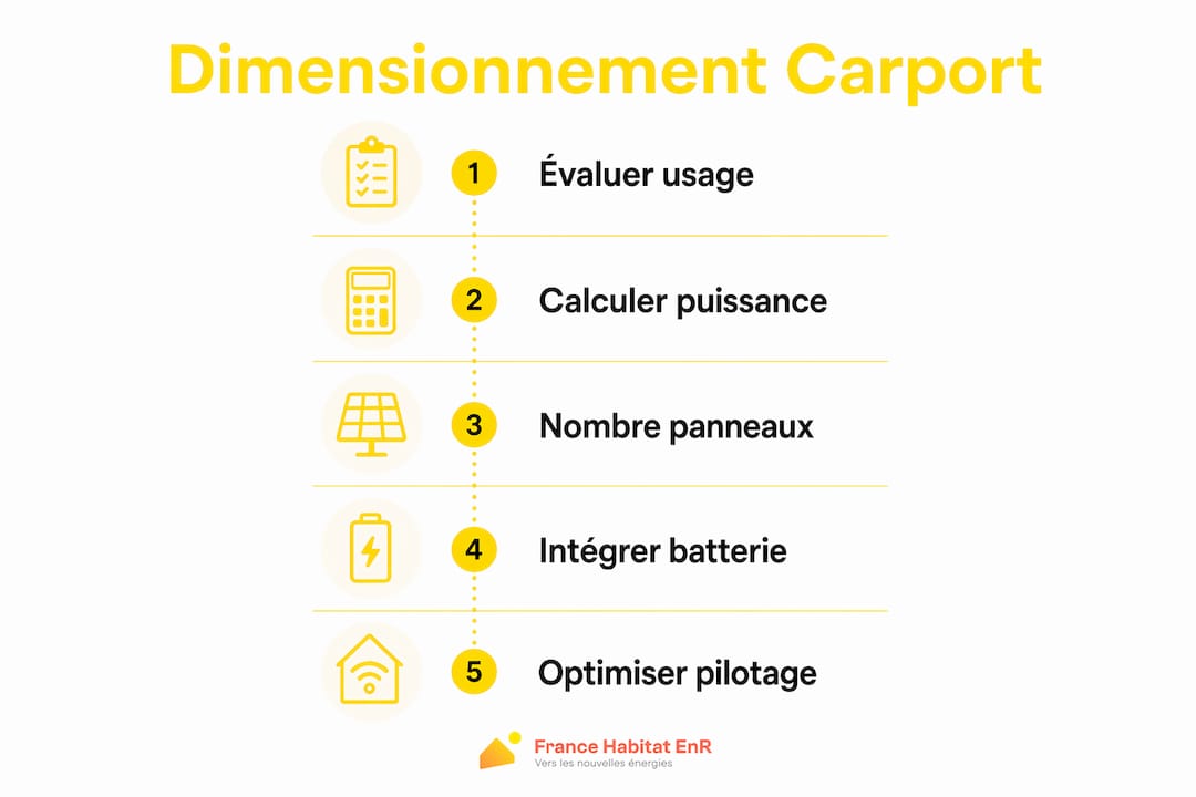 Tout savoir sur le dimensionnement idéal d’un abri solaire pour recharger sa voiture électrique : l’infographie à découvrir