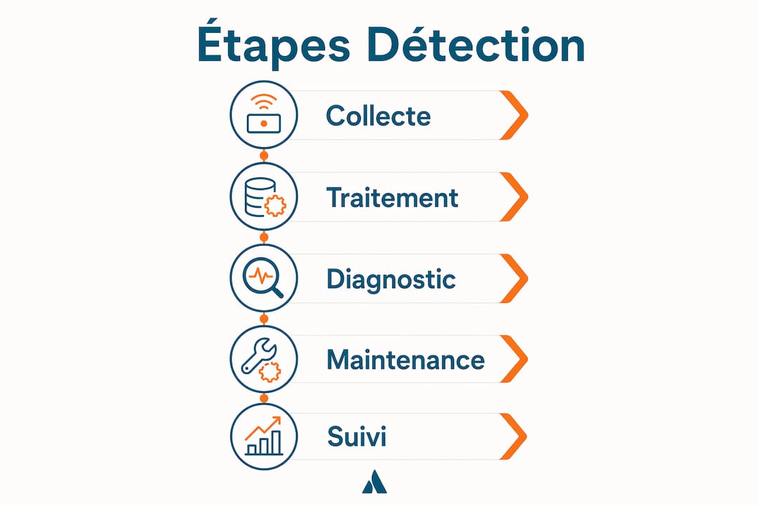 Schéma des différentes étapes pour identifier un dysfonctionnement logiciel