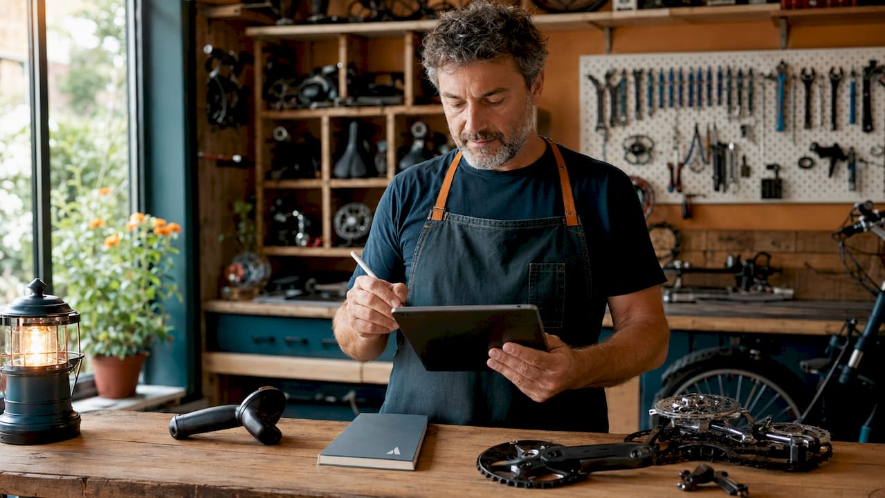 Gestion de la réception sur tablette, réalisée directement du bout des doigts