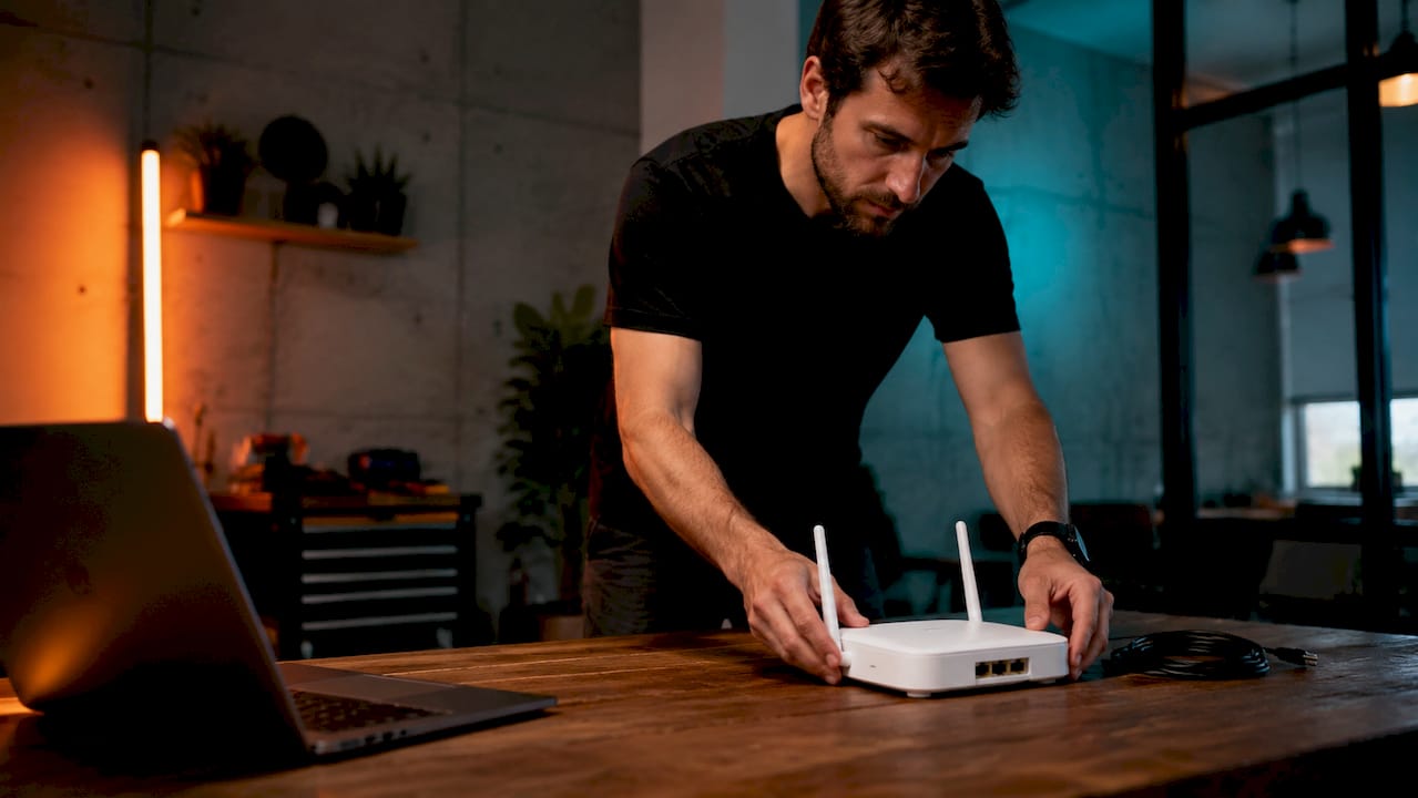 Installation d’un point d’accès Wi-Fi sécurisé par un technicien