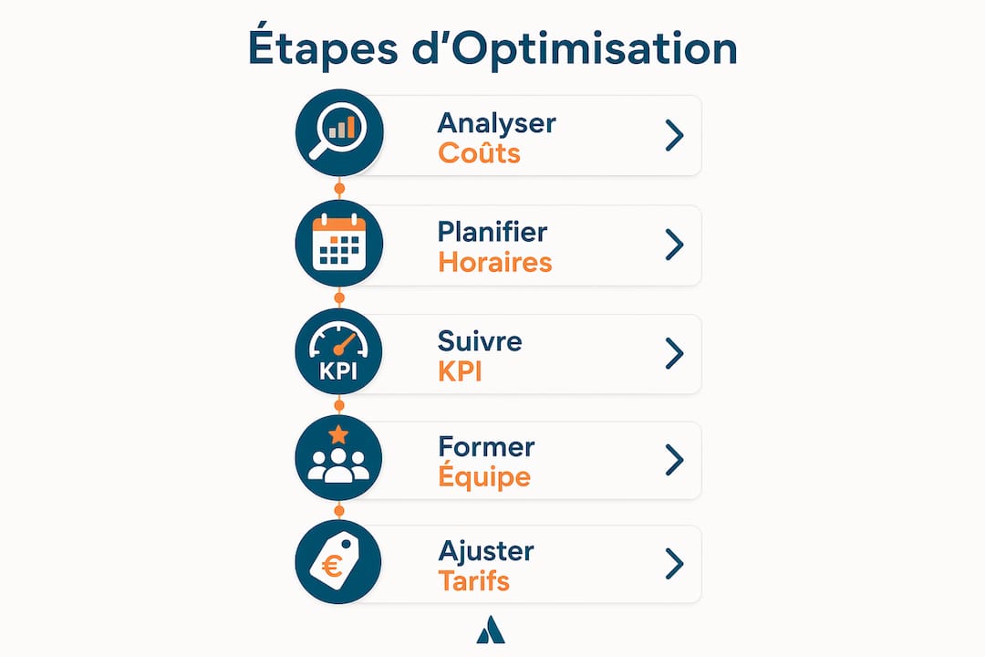 Infographie : les étapes clés pour booster le chiffre d'affaires de votre atelier