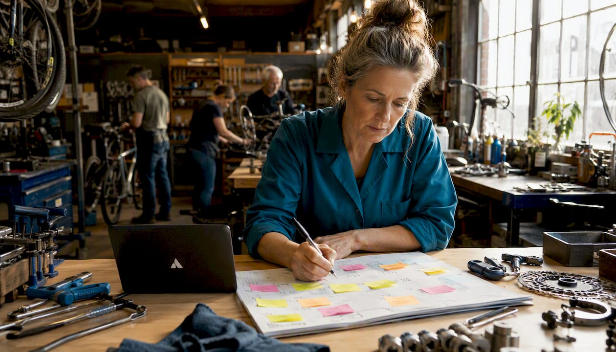 Organisation et gestion des rendez-vous atelier vélo en magasin