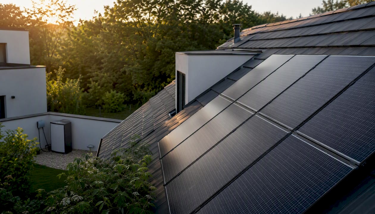 Installation de panneaux solaires et système de stockage d’énergie à la maison