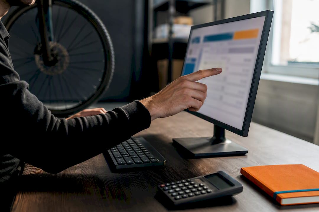 Export comptable réalisé dans une boutique-atelier