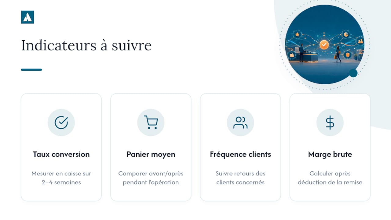 Quatre indicateurs pour évaluer une remise