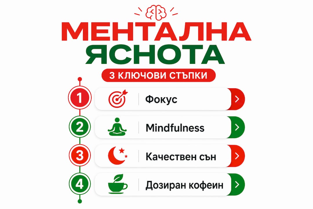 Инфографика: Кратки стъпки към ясна и подредена мисъл