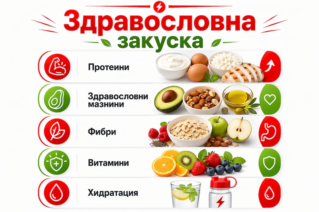 Инфографика: Какво задължително трябва да присъства в една здравословна закуска