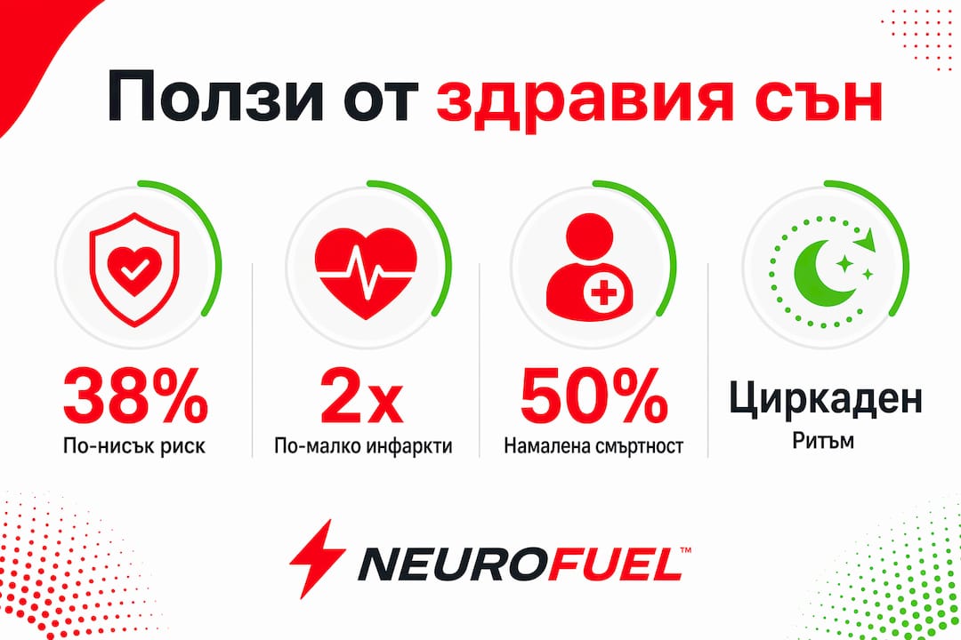 Инфографика: Най-важните предимства на пълноценния сън