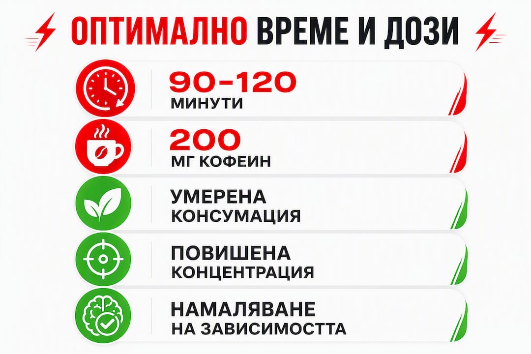 Инфографика: Кога и по колко кафе е най-добре да пием