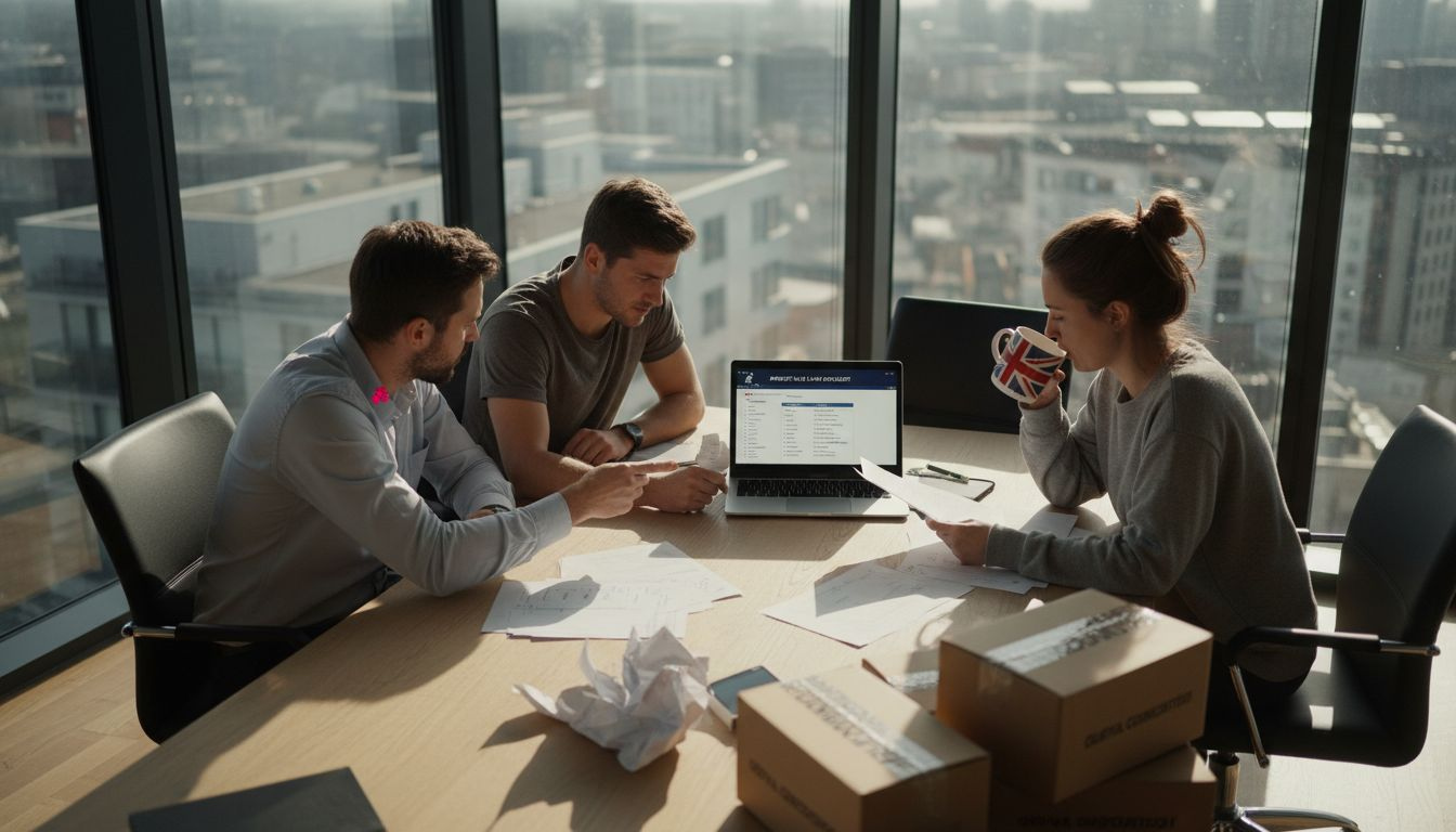 Team reviewing ecommerce website launch checklist