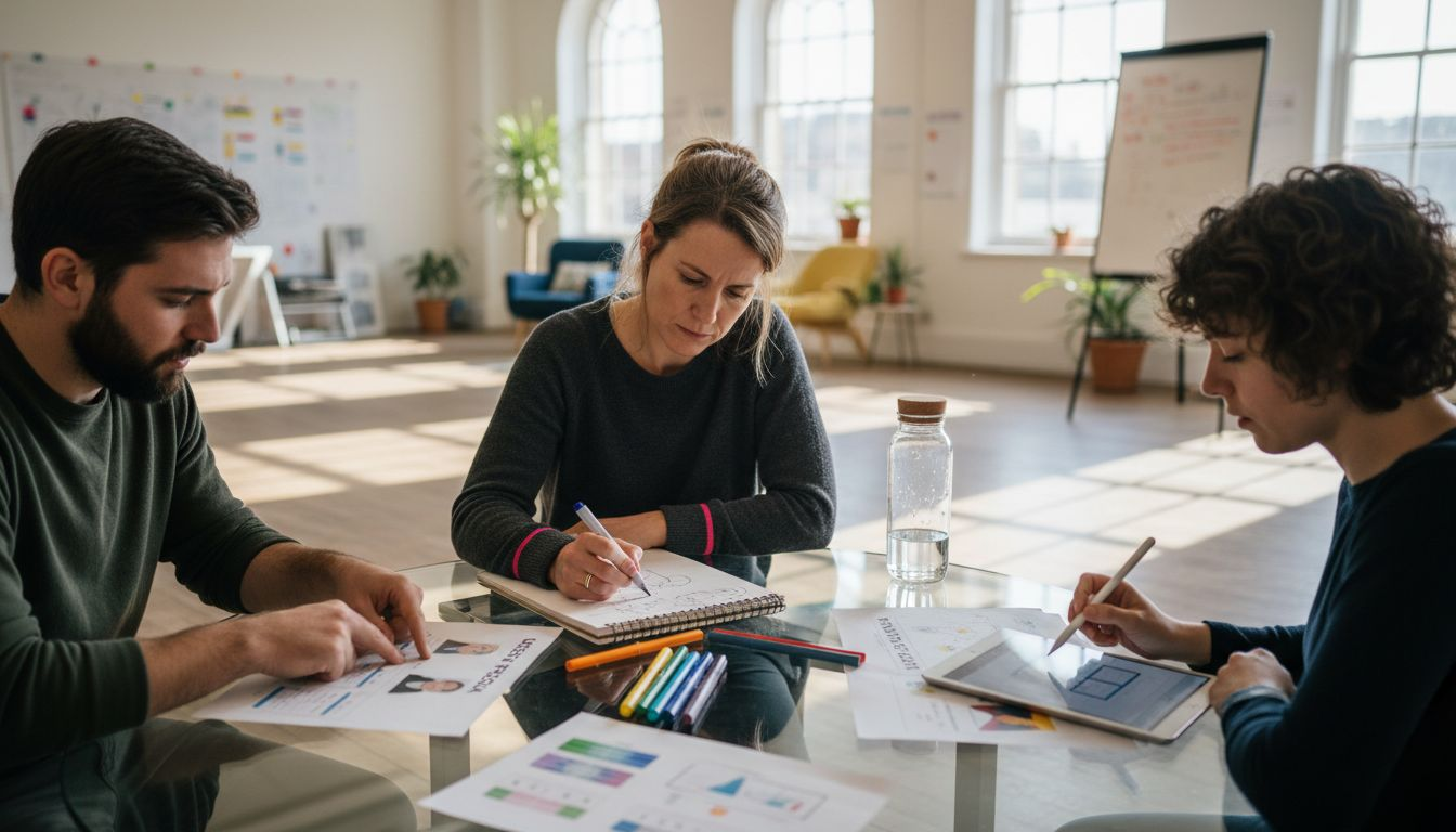 UX team mapping ecommerce user journey
