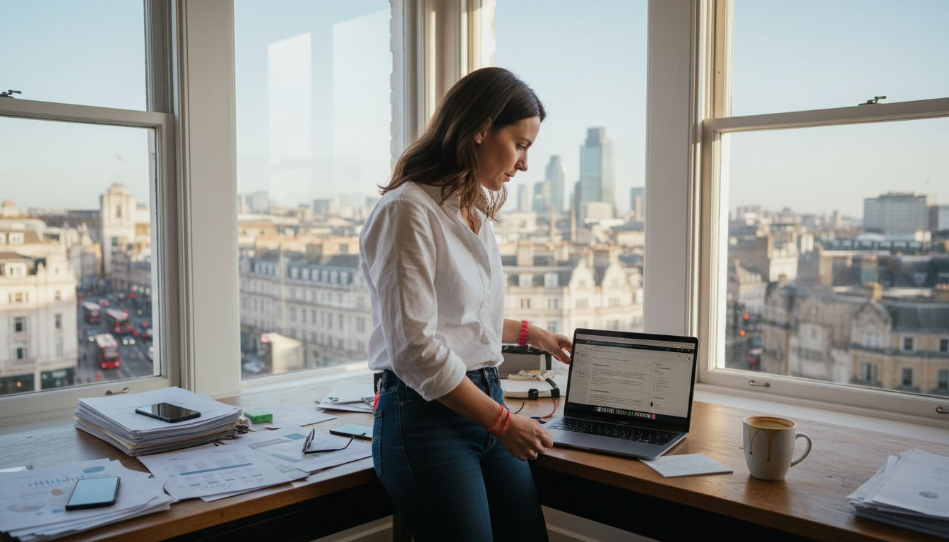 Retail owner reviewing scalable ecommerce setup
