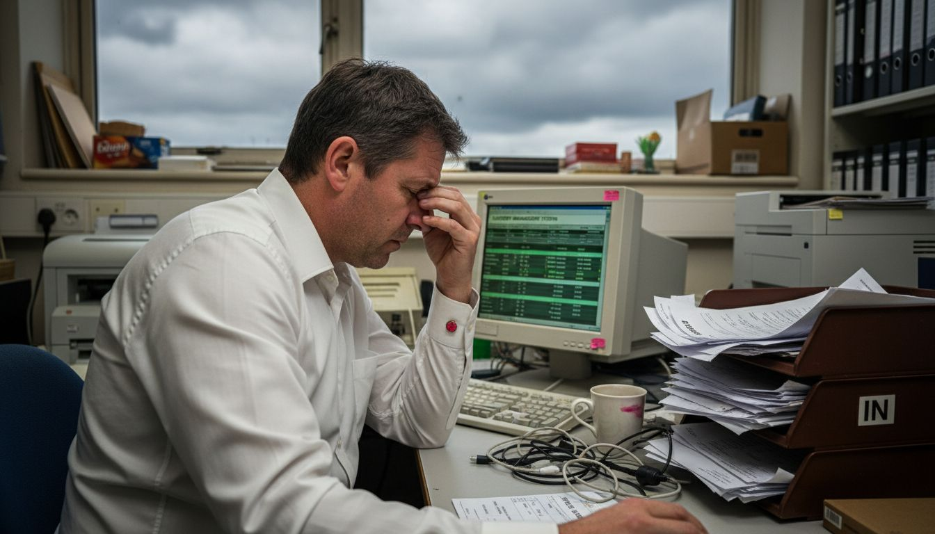 Retail manager frustrated with legacy software system