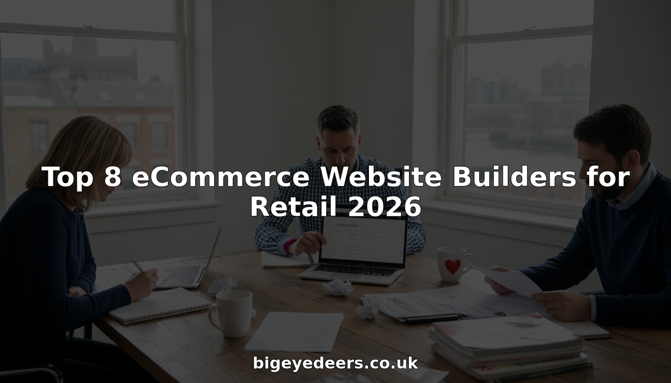 Retail managers review ecommerce website builder options