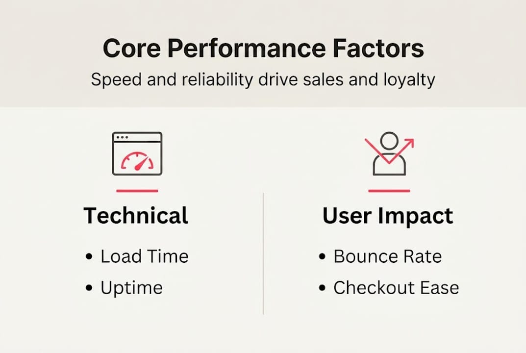 Infographic of core performance factors