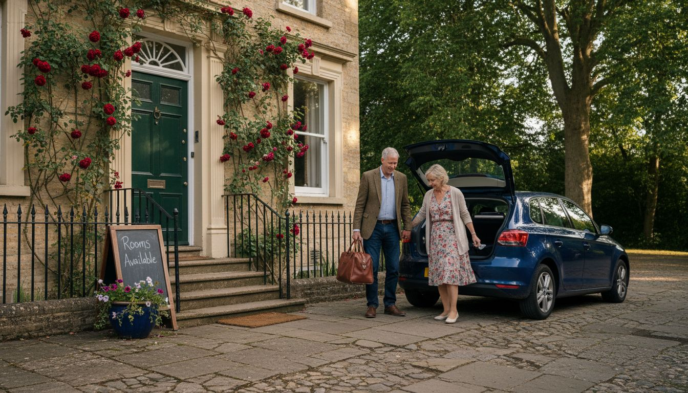 Arriving at Elgin Victorian guest house