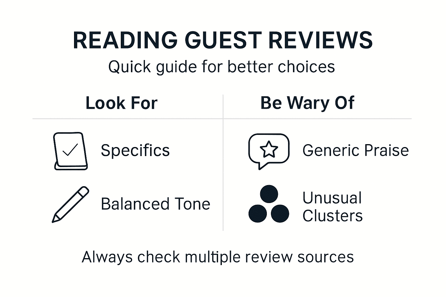 Infographic about key review reading strategies