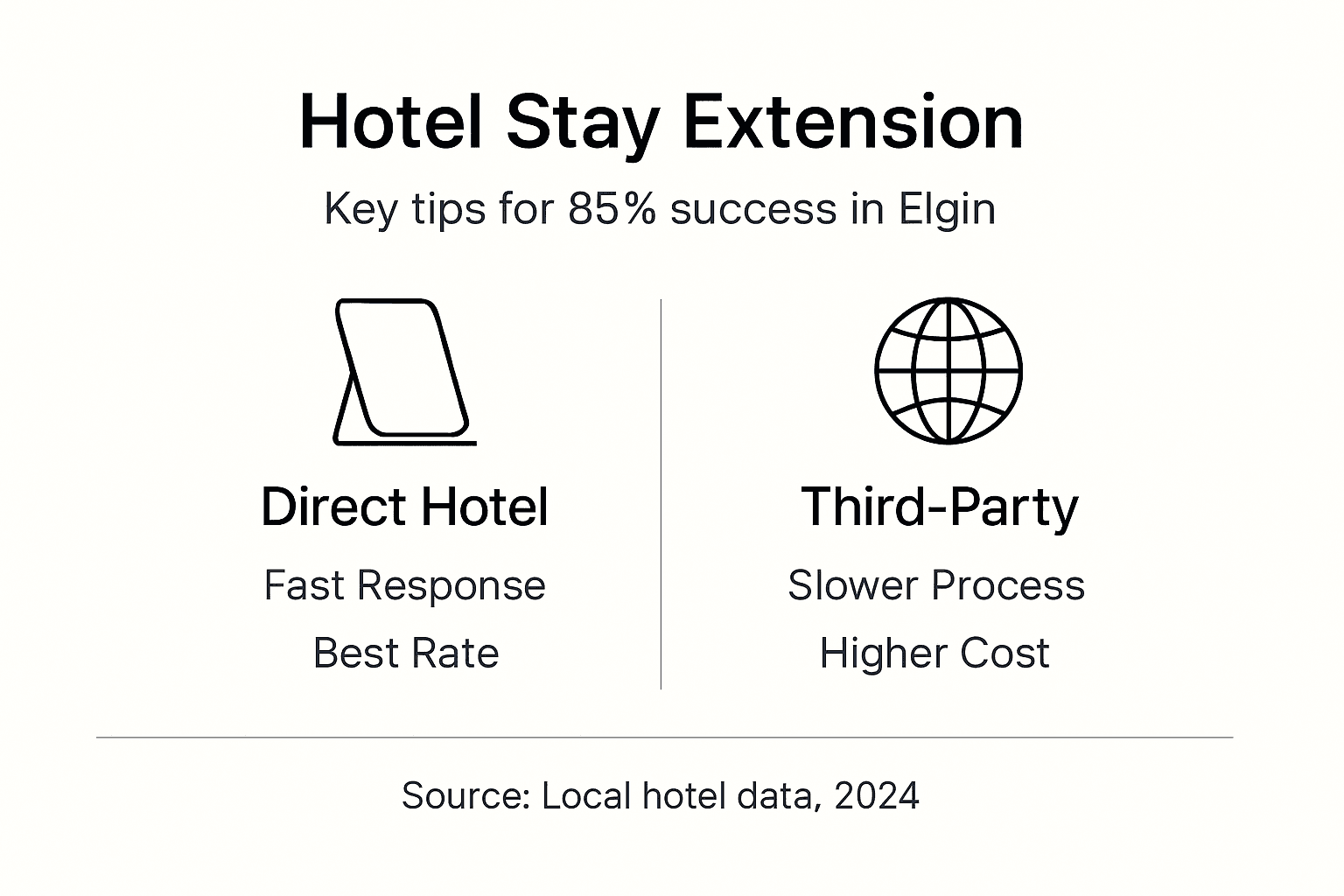Infographic about Elgin hotel extension methods