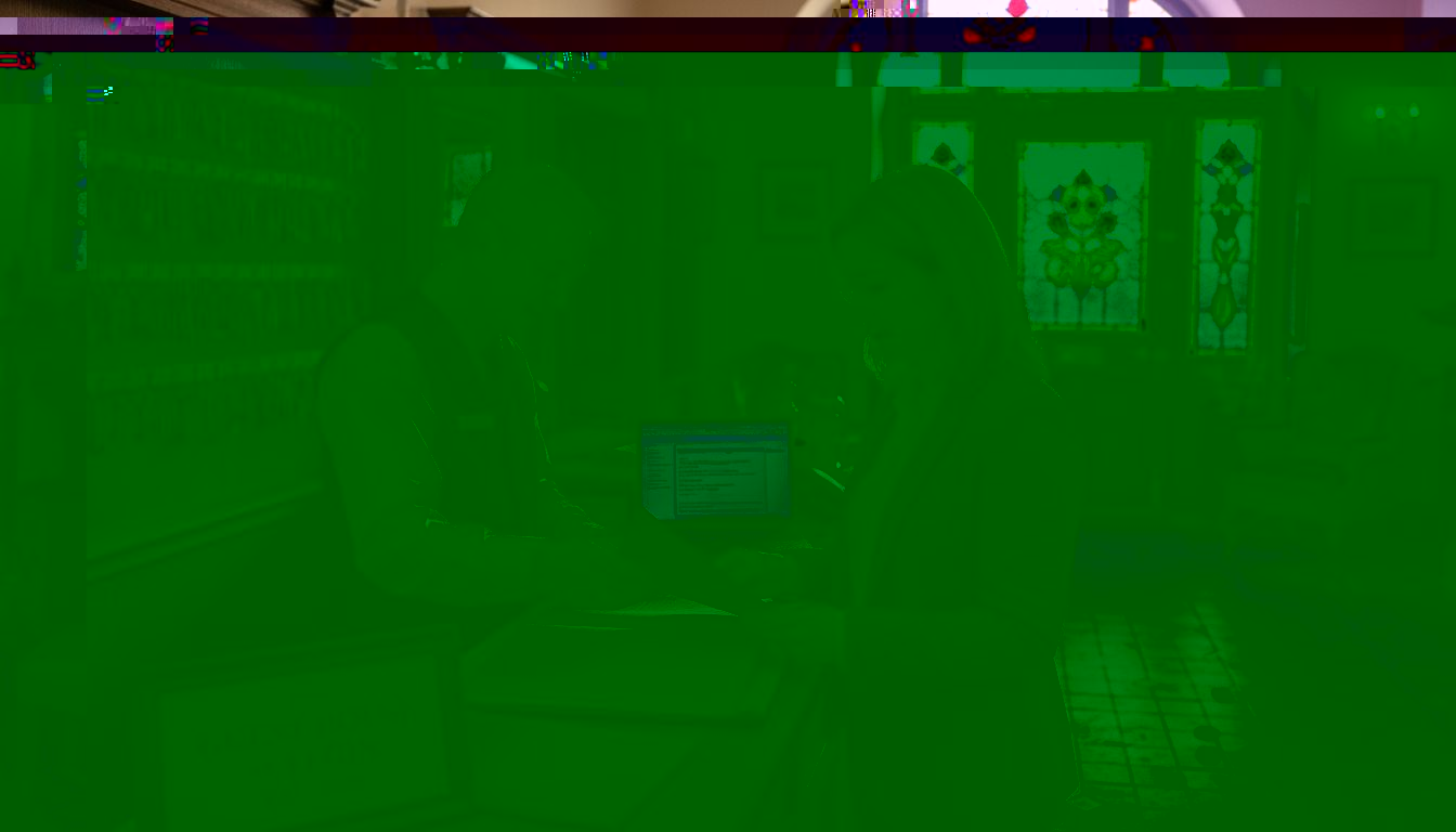 Business traveler checking in at Elgin guest house